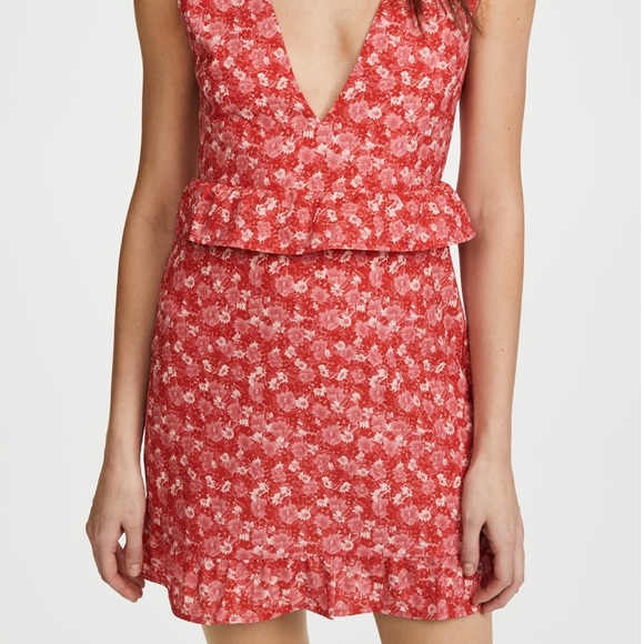 Nightwalker Mini Elsa Dress in Scarlet floral print size S - Picture 10 of 12